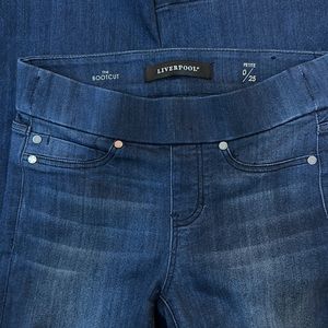 Liverpool bootcut elastic band jeans petite 0/25
